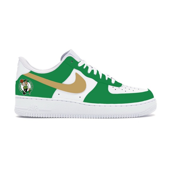 Boston Celtics Custom Nike Air Force 1 - Picture 1 of 1